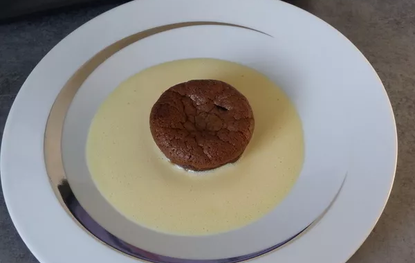 Petits gâteaux moelleux au coeur chocolat