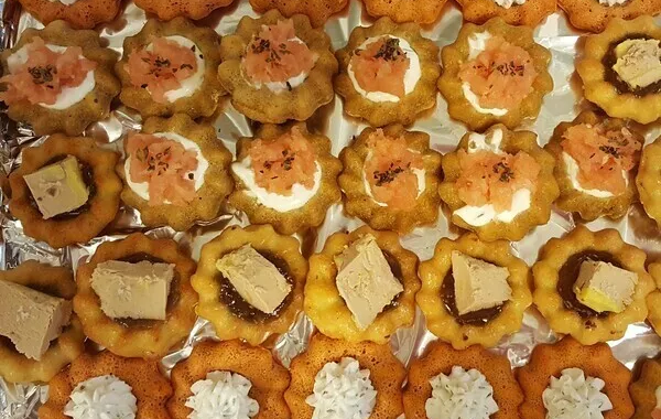 mini saint honoré tomate basilic chèvre