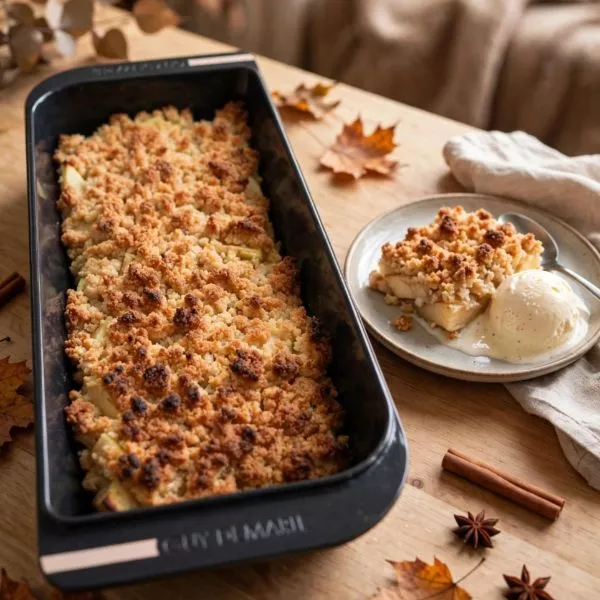 Crumble aux pommes 