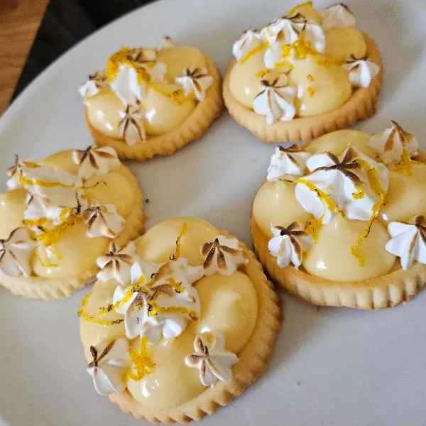 🍋 12 Tartelettes Citron Meringuées