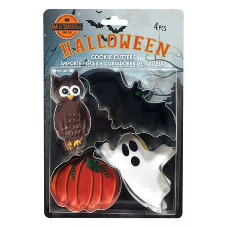 Kit de 4 découpoirs Halloween