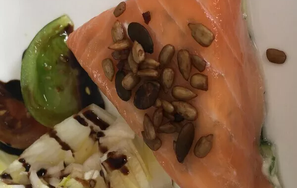 Triangle frais au saumon fumé