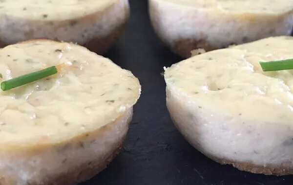 Mini cheesecake saumon fumé (petit four)