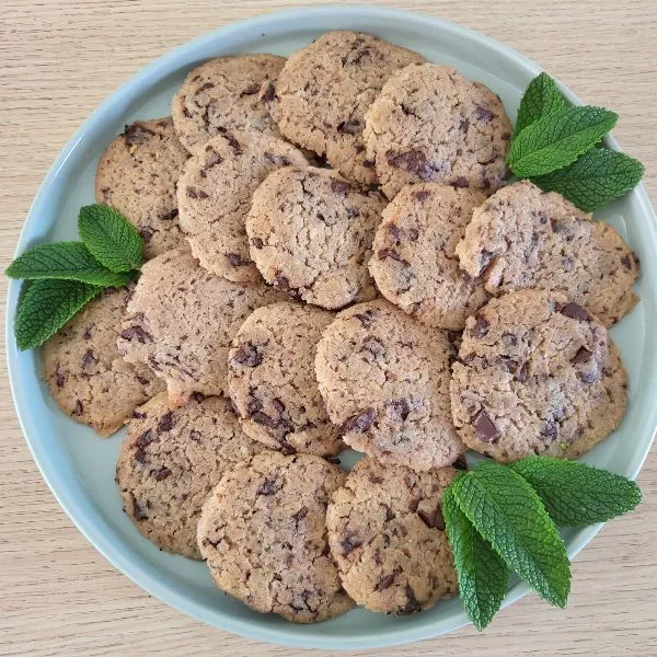 COOKIES COPEAUX DE CHOCOLAT SANS OEUFS