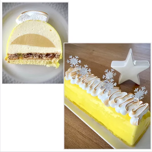 Bûche citron meringuée