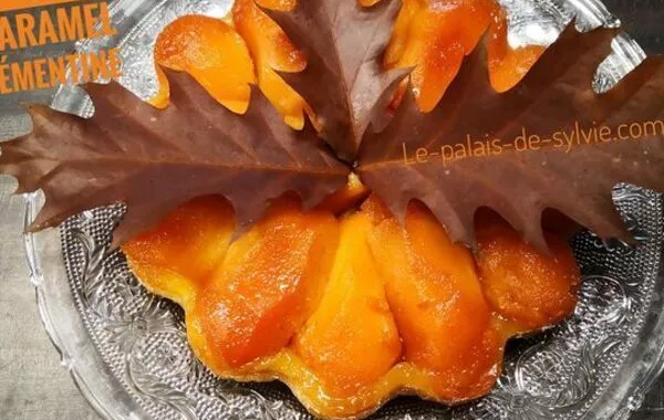 Tatin de coings et son caramel de clémentines