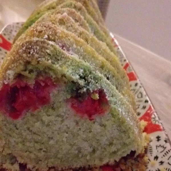 Cake pistache Framboises