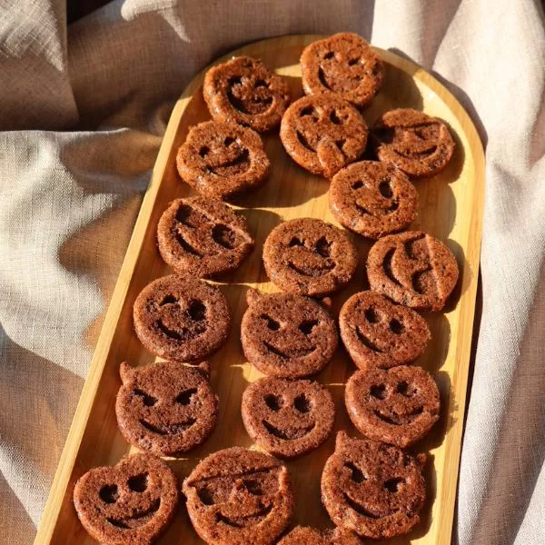 Smileys au chocolat ou à la vanille