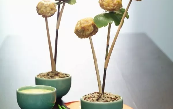 Mini-briochettes de porc au gingembre