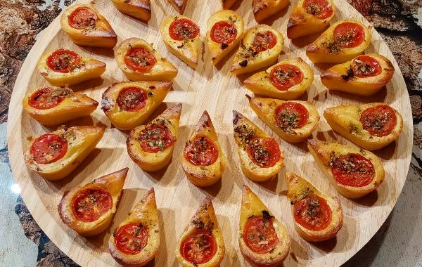 Bouchées tomates cerise et moutarde