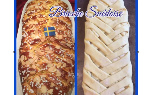 brioche Suédoise tressée au safran de DEL.