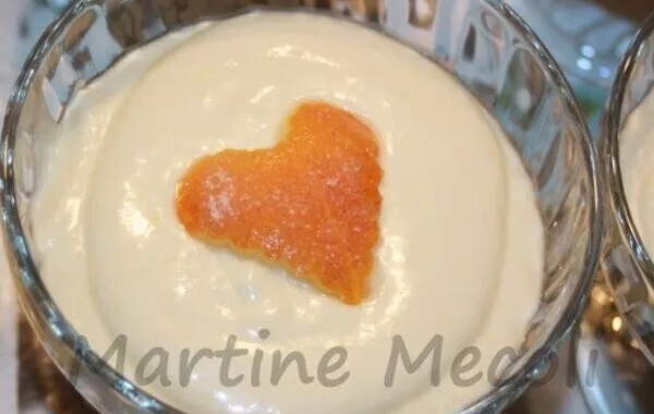Mousses à l'orange de la Saint Valentin
