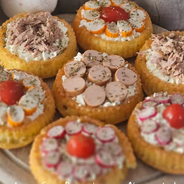 Farandole de tartelettes printanières