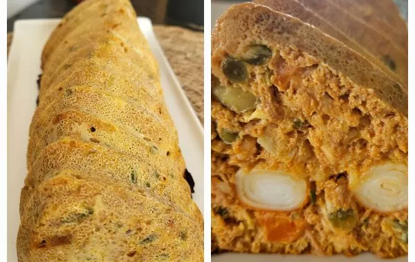 Pain de thon au surimi et macédoine