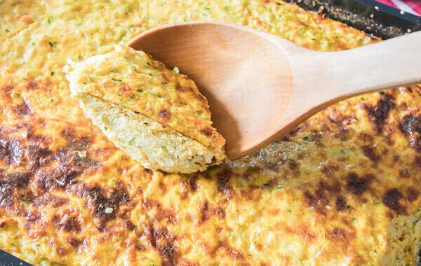Gratin de courgette au riz - 2 versions
