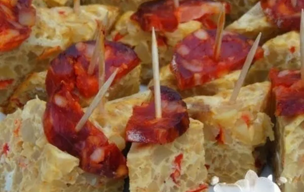 Tortilla poivron/chorizo