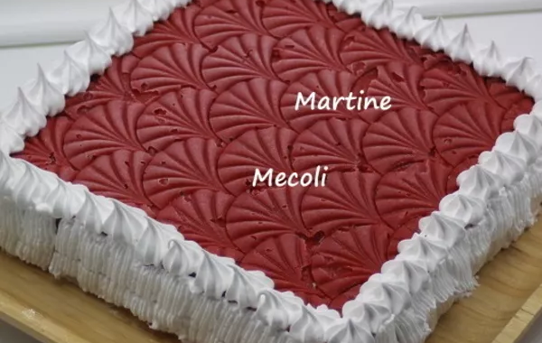 Vacherin citron framboise