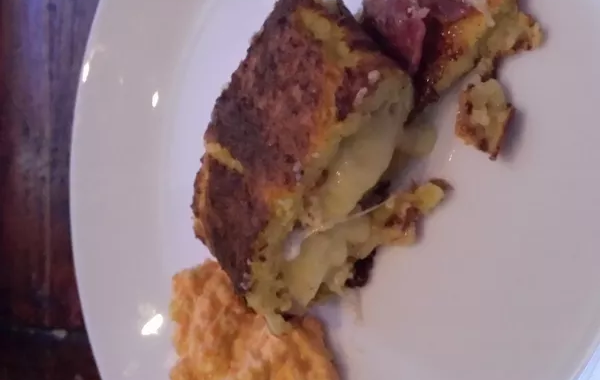 roulé aux pommes de terre jambon fromage
