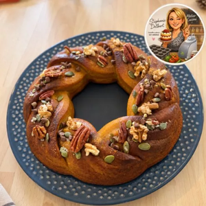 Gâteau tressé à la citrouille