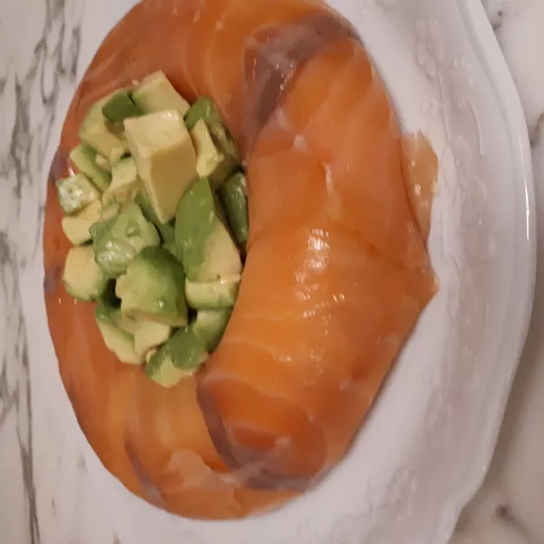 Saumon fumé couronne