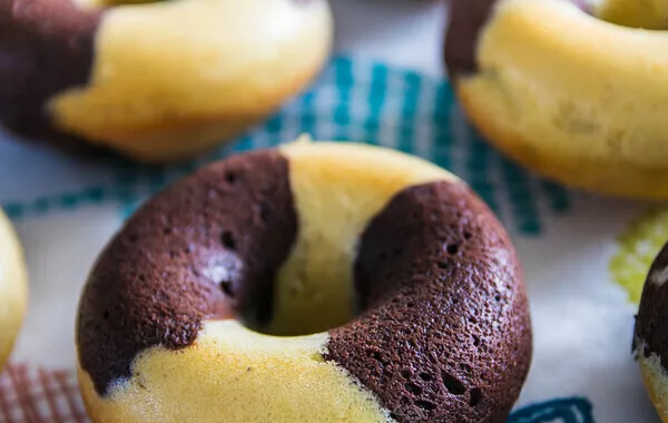 Marbrés chocolat façon Doonuts de Michel SANS I-COOK'IN