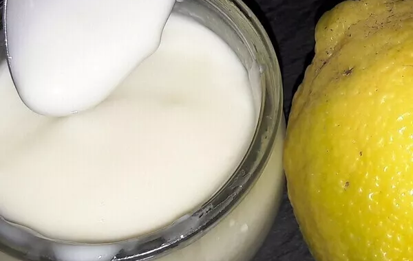 crème dessert onctueuse au citron