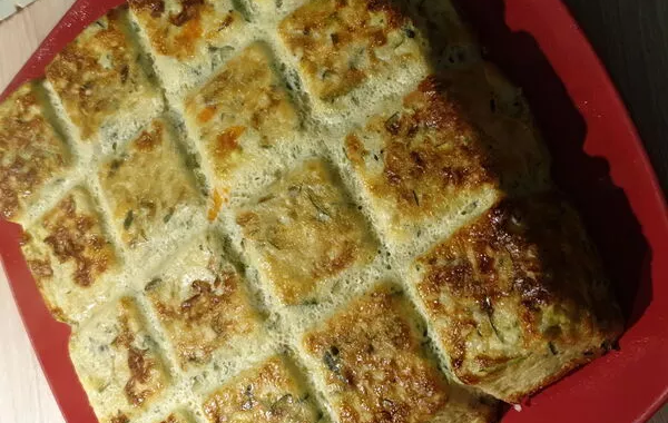 Flan de courgettes au surimi