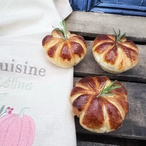 🎃 Petits pains de mie citrouille