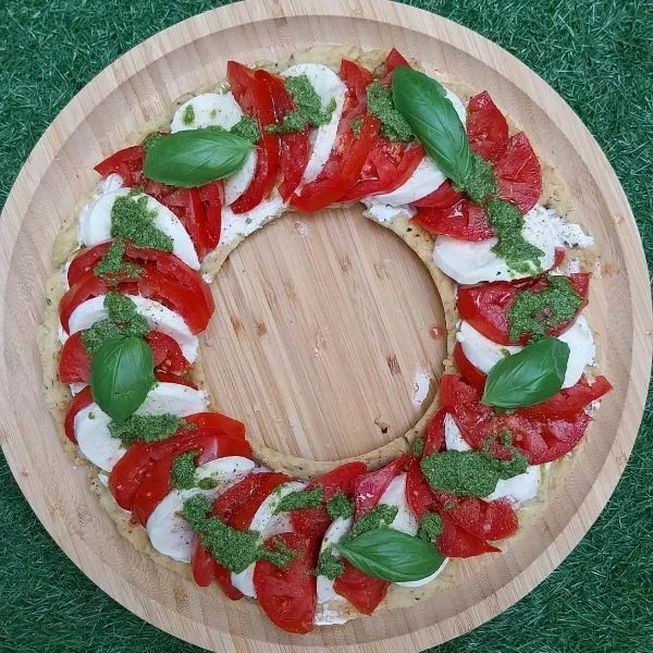 Tarte fraîcheur tomates pesto