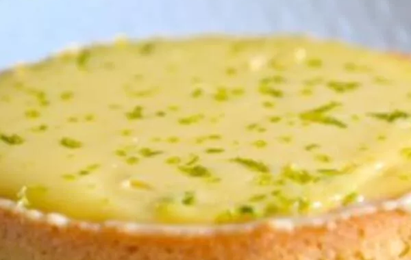 Tarte sablée citron basilic