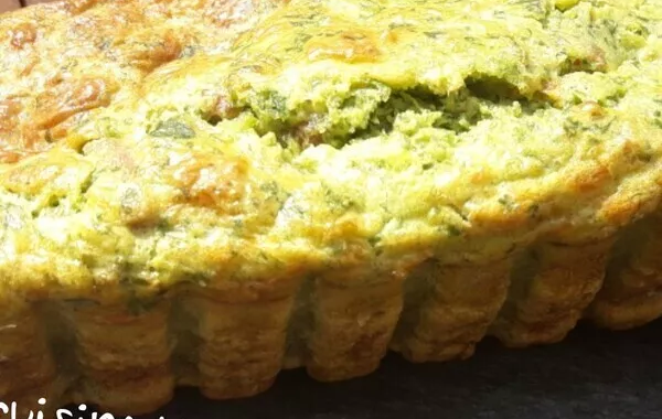 Cake au fanes de radis