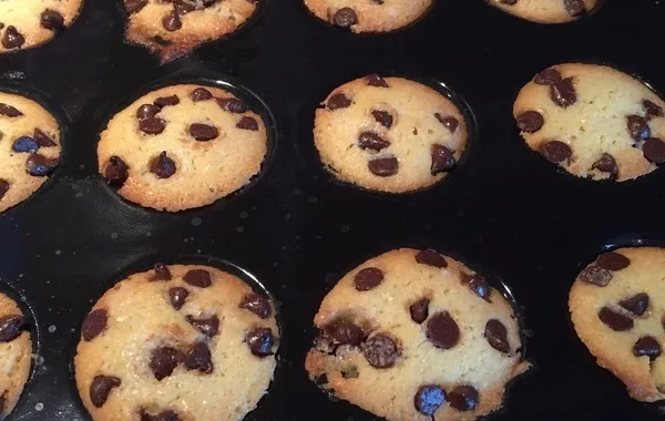 Petits fours aux pépites de chocolat