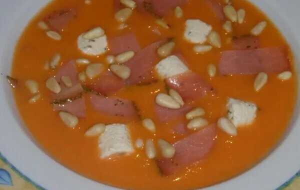 Velouté de tomates fraîches