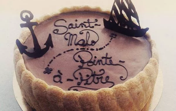Bavarois poires caramélisées chocolat