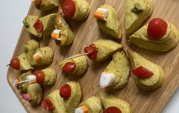 Bouchées asperges-surimi