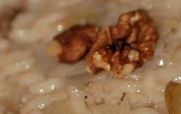 Risotto endives et noix