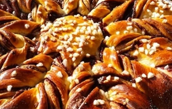 Brioche étoile au Nutella@