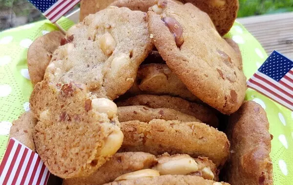 Cookies américains à la cacahuète
