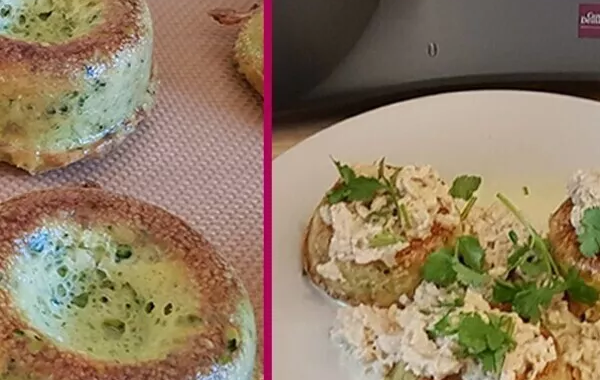 Savarins de brocoli et chou fleur