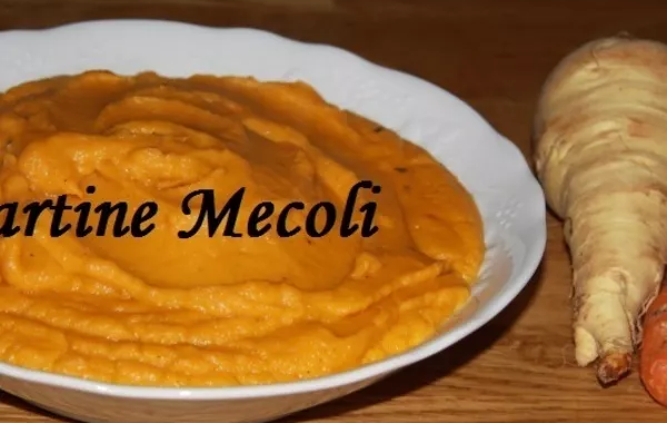 Purée de carottes et de panais à l'estragon