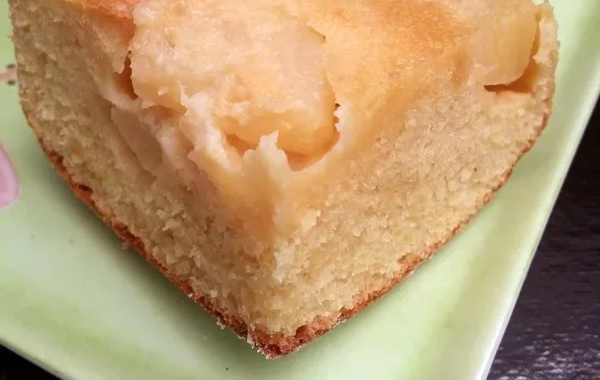 Moelleux aux pommes et Calvados