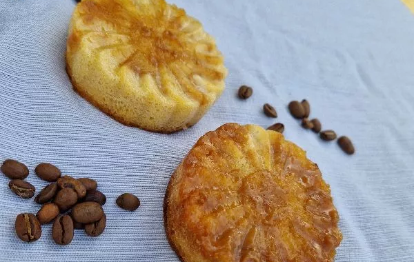 Moelleux pommes caramel café