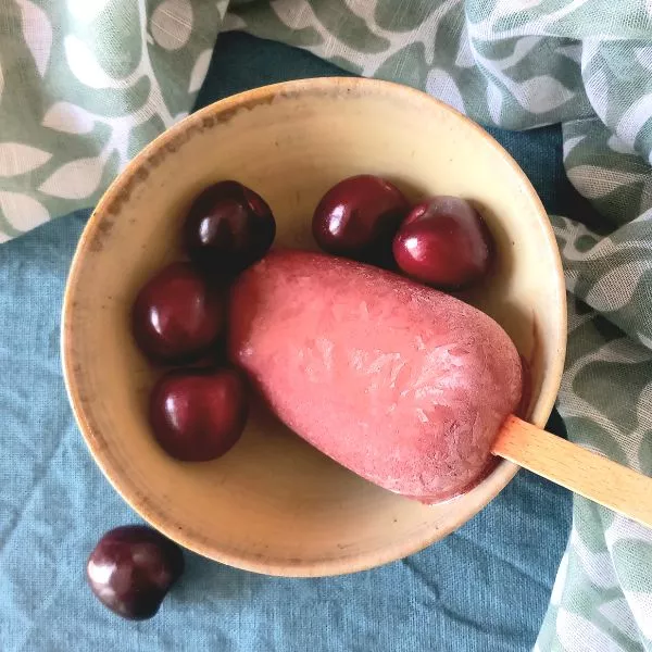 Sorbet cerise sans mix