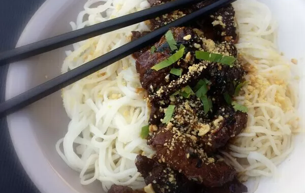 Boeuf mariné, saveur asiatique