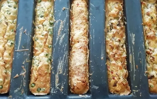 1 cuisson, 5 cakes salées !