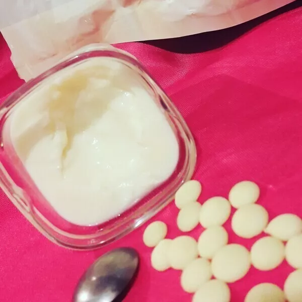 Crème chocolat blanc vanille