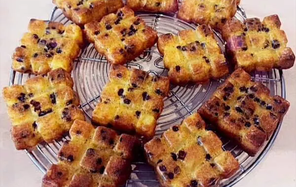 Crousti-moelleux pommes vanille et pépites de chocolat