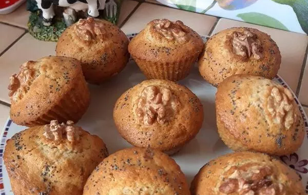 Muffins aux noix