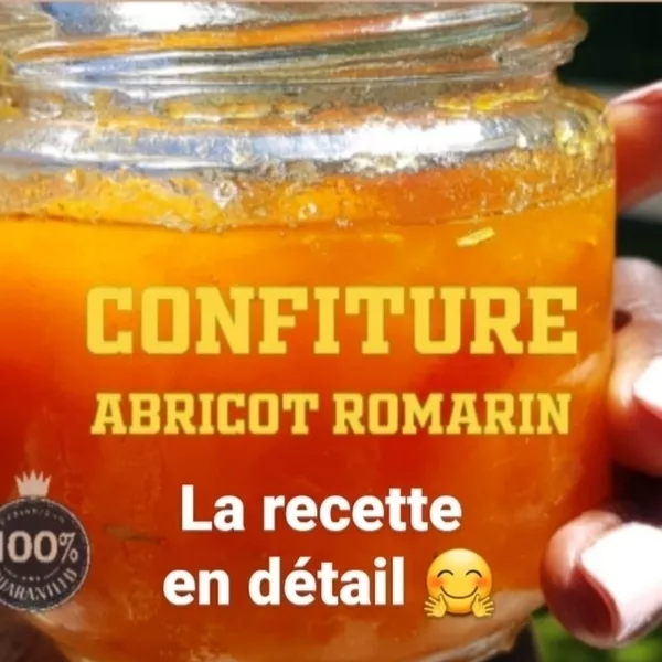 Confiture abricot romarin