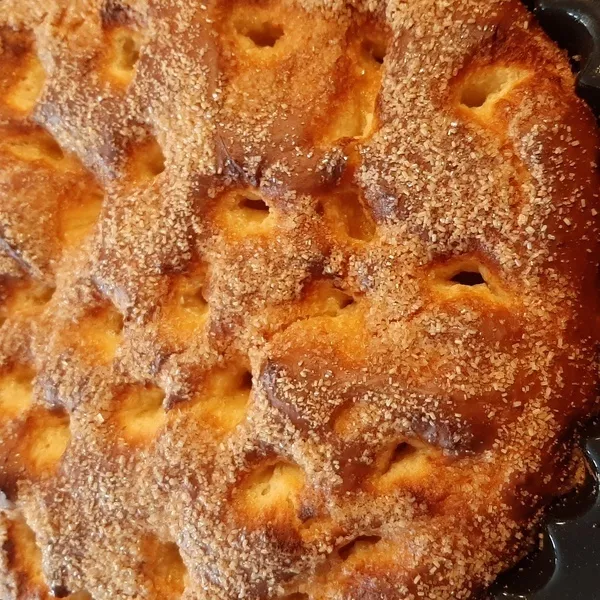 Tarte au sucre briochée 